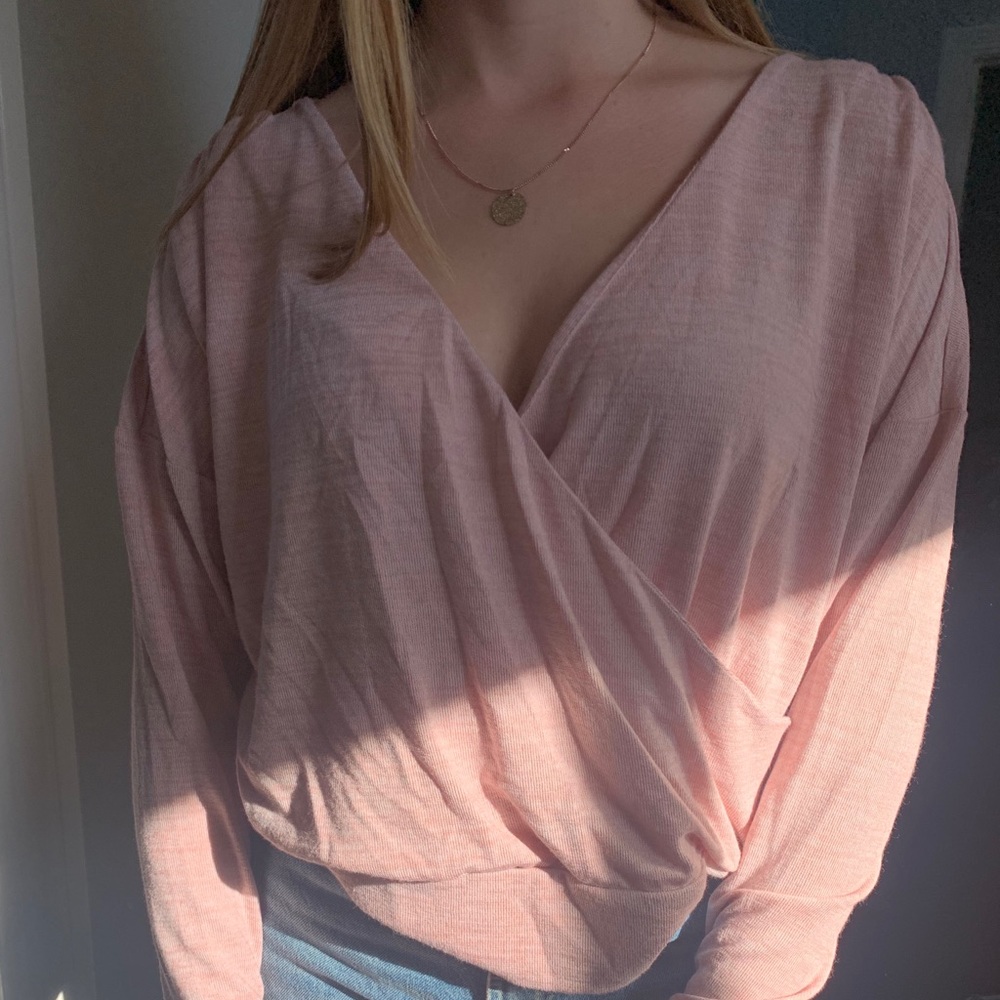 Pink blouse!